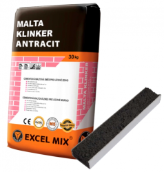 Murovacia a krovacia malta pre tehly Klinker, antracit 30 kg, BAHAMA