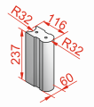 Tvarovka psov Raupenstein 240